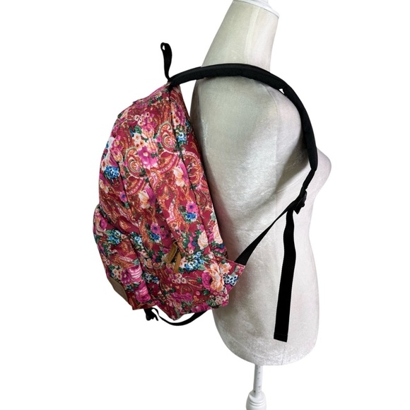Vans Floral Backpack with Front Pocket Organizer Pink - Picture 4 of 12